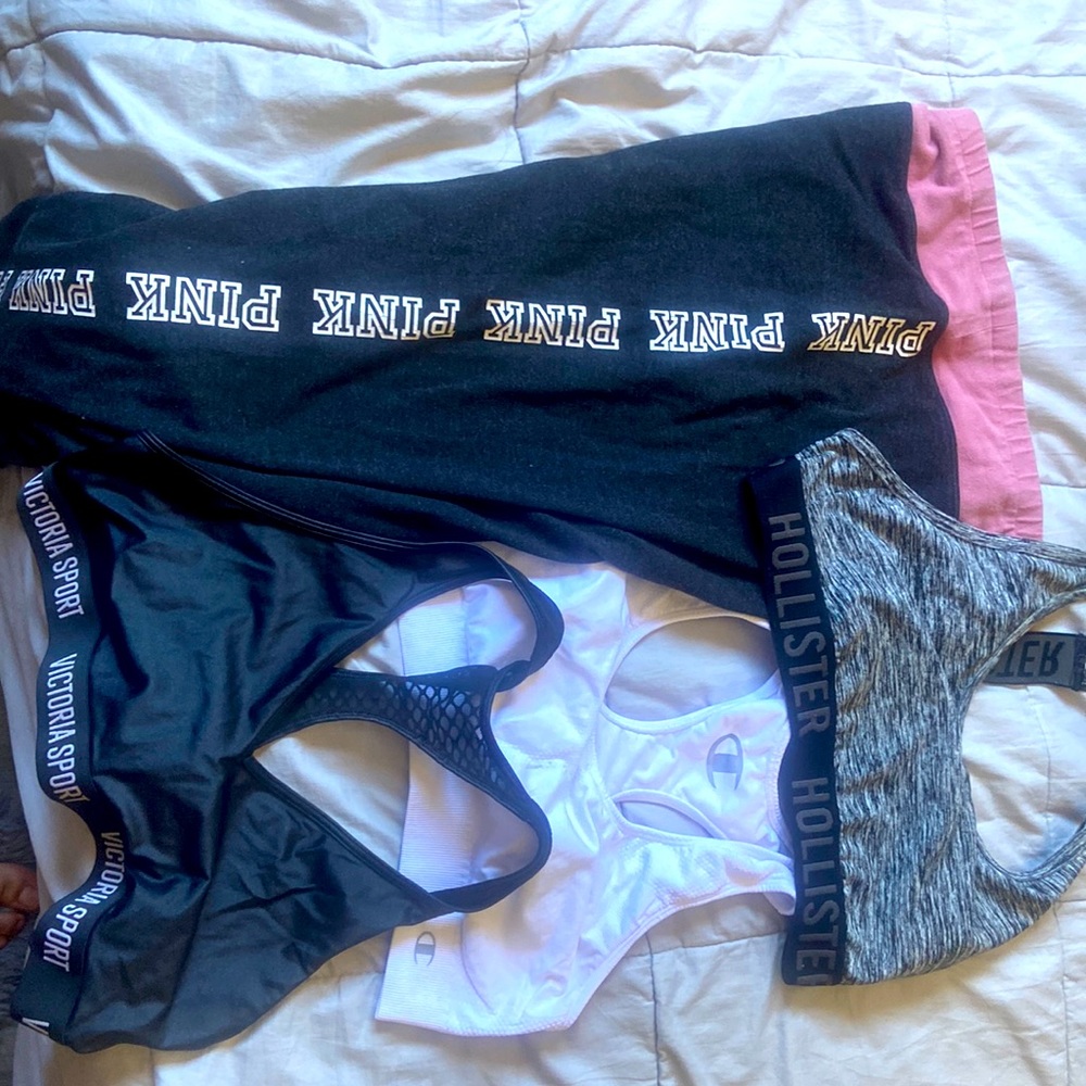 Bundle of pink Victoria secret hollister and champion